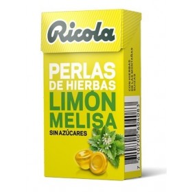 RICOLA PERLAS SIN AZUCAR  LIMON-MELISA 25 G