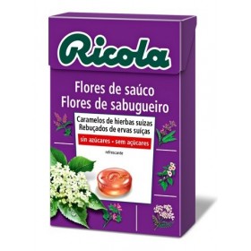 RICOLA CARAMELOS SIN AZUCAR  FLOR DE SAUCO 50 G