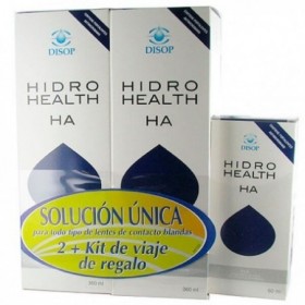 HIDRO HEALTH HA SOL LENTES 2X360ML + 60ML