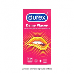 DUREX DAME PLACER PRESERVATIVOS 12 U