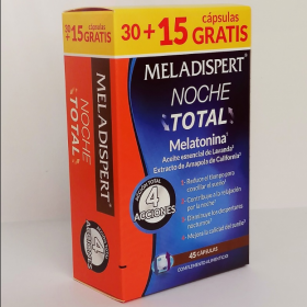 MELADISPERT NOCHE TOTAL 30 CAPSULAS +15 CAPSULAS GRATIS