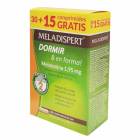 MELADISPERT DORMIR & EN FORMA 30 COMP +15 COMP GRATIS