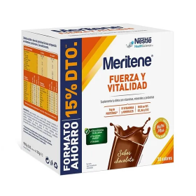 MERITENE BATIDO CHOCOLATE FORMATO AHORRO 15+15 SOBRES