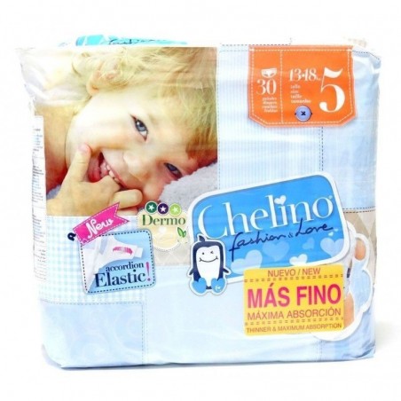 Chelino fashion & love pañal infantil t- 5 (13 - 18 kg) 30 pañales